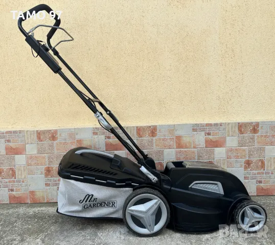 Mr. Gardener Akku 38-2 Li-S - Мощна акумулаторна косачка 40V 38см, снимка 3 - Градинска техника - 50342119