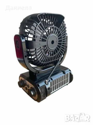 Соларно радио-вентилатор, GOLON RX-F75BTS