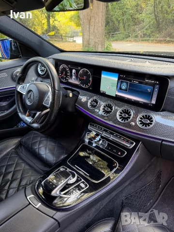 Mercedes E220d AMG/Designo/Shadow line, снимка 9 - Автомобили и джипове - 52323472