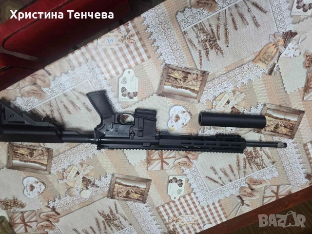 Карабина Ruger AR-556 .223REM. 41см 10 зарядна, снимка 4 - Ловно оръжие - 52976579