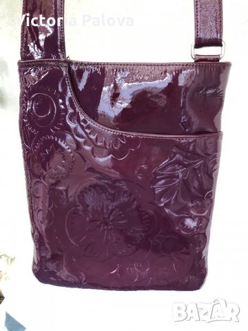 Супер цвят magenta purple модерна чанта RADLEY LONDON, снимка 1 - Чанти - 26666452