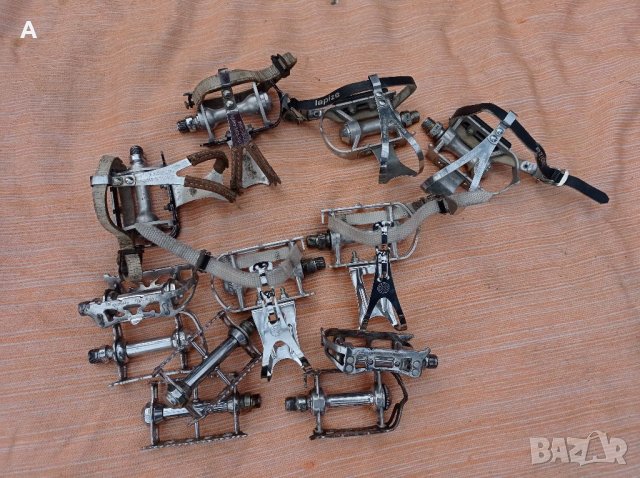 Ретро шосейни педали (MKS, KKT, CAMPAGNOLO), снимка 2 - Части за велосипеди - 32377137