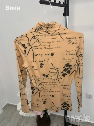 Alessa Алеса блуза в размер S, снимка 8 - Блузи с дълъг ръкав и пуловери - 51525232