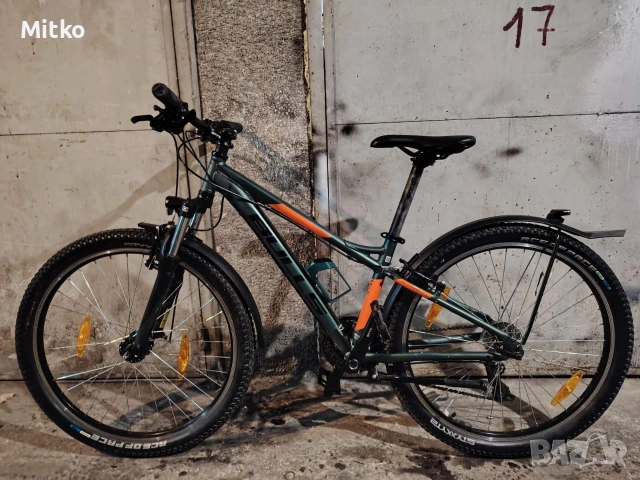 26 цола алуминиев велосипед с 21 скорости усилени капли амортисьори предни палцови команди , снимка 4 - Велосипеди - 53276376