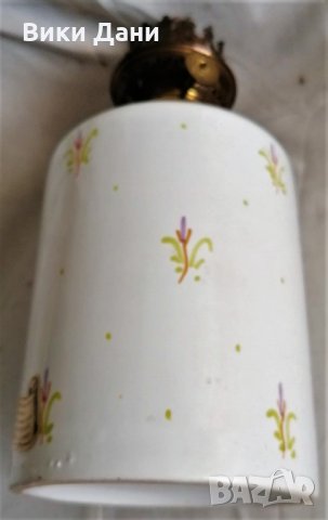 голяма ретро лампа маркирана Франция, снимка 4 - Антикварни и старинни предмети - 35479924