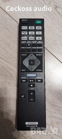 Дистанционно за ресивъри SONY 