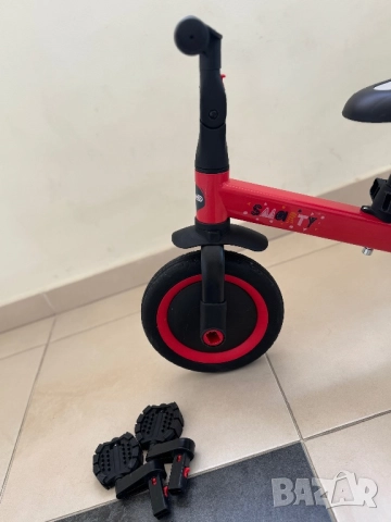 CHIPOLINO ТРИКОЛКА/БАЛАНС 2 В 1 "СМАРТИ" ЧЕРВЕНА, снимка 6 - Детски велосипеди, триколки и коли - 51794261