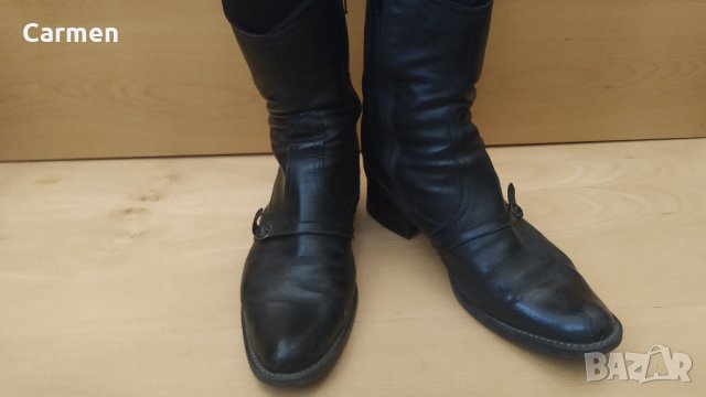 Дамски боти от естествена кожа, снимка 2 - Дамски боти - 32973376