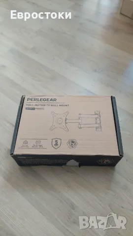 Стенна стойка за телевизор Perlegear за телевизори от 10 до 32 инча - въртяща се скоба за телевизор , снимка 7 - Стойки, 3D очила, аксесоари - 47583984