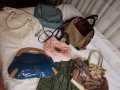 Маркови оригинални чанти с много прегради от лак и естествена кожа 
