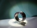 Сребърен пръстен пружина, по модел на BVLGARI, снимка 1 - Пръстени - 28045050