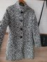 Палто черно и бяло вълна , снимка 6
