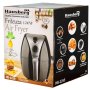 Фритюрник с горещ въздух Air Fryer Hausberg HB 2250, 1500 W, 2.6литра, Таймер, защита от прегряване, снимка 2