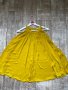 Разкошна сатенена сатен one size парти коктейлна официална блуза топ цвят горчица , снимка 6