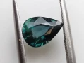 Естествен нетретиран сапфир в зелено-синьо 1.02кт! Сертифициран! Нов!, снимка 9