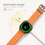 2 в 1 бързо безжично зарядно устройство за Samsung Galaxy Watch 7/6/5/4/3/2/Active, USB + TYPE C, снимка 5