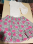 Детски комплект за момиче блуза и пола 3-4 год, снимка 1 - Детски комплекти - 36497023