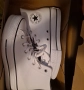 Women Converse бели високи кожени кецове Chuck Taylor All Star Seasonal Leather Lift High Top White, снимка 8