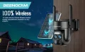 BEENOCAM 4K соларна автономна въртяща се камера със соларен панел, снимка 10