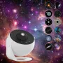 Planetarium, нощен проектор, който показва 12 различни типа галактики, съзвездия и планети, снимка 3