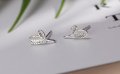 Сребърни Обеци Пролет - 925 печат сребро BA234, снимка 3