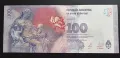 

Аржентина.
100 песо .
2015 година.
С образът на Ева Перон.
UNC., снимка 2
