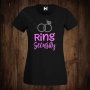 Дамска тениска с щампа за моминско парти RING SECURITY , снимка 1 - Тениски - 26597199