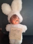 Соц мека кукла зайче с етикет, снимка 1