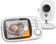 BOIFUN Video Baby Monitor камера, нощно виждане, без WiFi, ECO режим, 3,2-инчов IPS екран, двупосочн, снимка 1