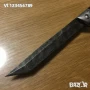 Сгъваем нож M390 - 78х194 (5) - острие ” танто+дамаск”, снимка 5