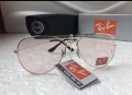 Ray-Ban RB 3026  прозрачни слънчеви очила Рей-Бан авиатор, снимка 6