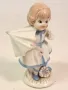 порцеланова фигурка момиче с чадър 19/4, снимка 2