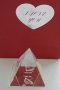 Кристална пирамида "I love you", снимка 12