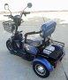 Електрическа триколка М19 с три седалки за тричленно семейство синя, снимка 2