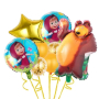 Парти сет балони Маша и Мечокът , снимка 4