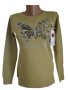 Дамски пуловер фин кашмир с пеперуди, снимка 2