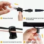 Външни LED лампички верига 10 м от 25 крушки SON4SUN, снимка 7