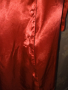 Подарявам - сатенено горнище или къс халат в червено L, снимка 5