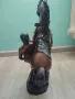 Стара бронзова статуетка, снимка 6
