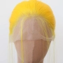 Дълга права жълта перука с дантела 13x4 – ефектен и модерен стил, снимка 8