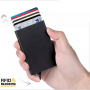 ПРОМО! RFID protector - Алуминиев портфейл/органайзер за кредитни карти, лични документи и др., снимка 1
