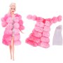 Комплект рокля и палто за барби, снимка 9