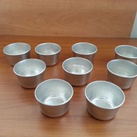 Метални  чашки форми купички , снимка 1 - Антикварни и старинни предмети - 32899300