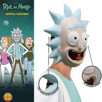 Нов аксесоар маска за костюм възрастни Rubie's Official Rick and Morty, снимка 3 - Други - 42968207