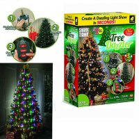 Tree Dazzler Коледни лампички 64бр с контролер за управление, снимка 1 - Декорация за дома - 35176732