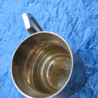 Посребрена халба чаша, снимка 2 - Антикварни и старинни предмети - 28527192