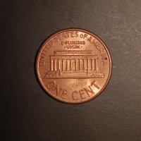 1 цент САЩ 1991 Линкълн , снимка 3 - Нумизматика и бонистика - 43532444
