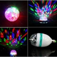 Диско лампа многоцветна LED, снимка 3 - Лед осветление - 27232490