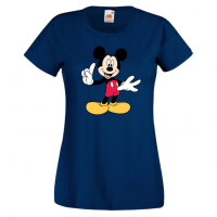 Дамска тениска Mickey Mouse 9 Мини Маус,Микки Маус.Подарък,Изненада,, снимка 5 - Тениски - 36526632
