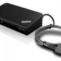 Докинг станция ThinkPad OneLink+ Dock (40A4) + Гаранция, снимка 3 - Части за лаптопи - 27713473